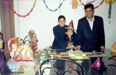 Aysha, Aakanksha (happy birth day) & Abhishek